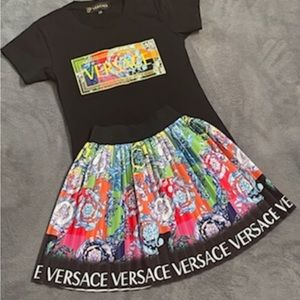 Nice Versace girl outfit just in time for the summer